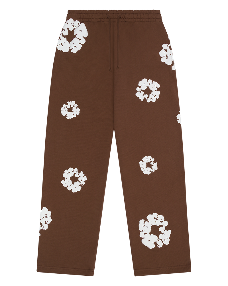 Denim Tears Cotton Wreath Sweatpants Brown