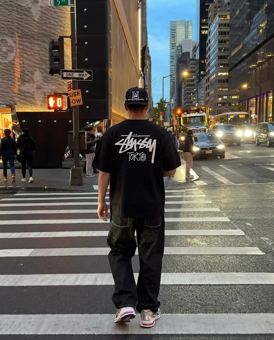 Stussy Stock Tokyo Tee black