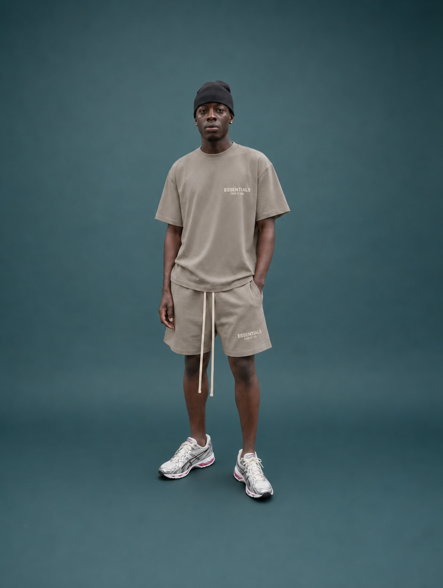 Fear Of God Essentials ss22 Tee Desert Taupe