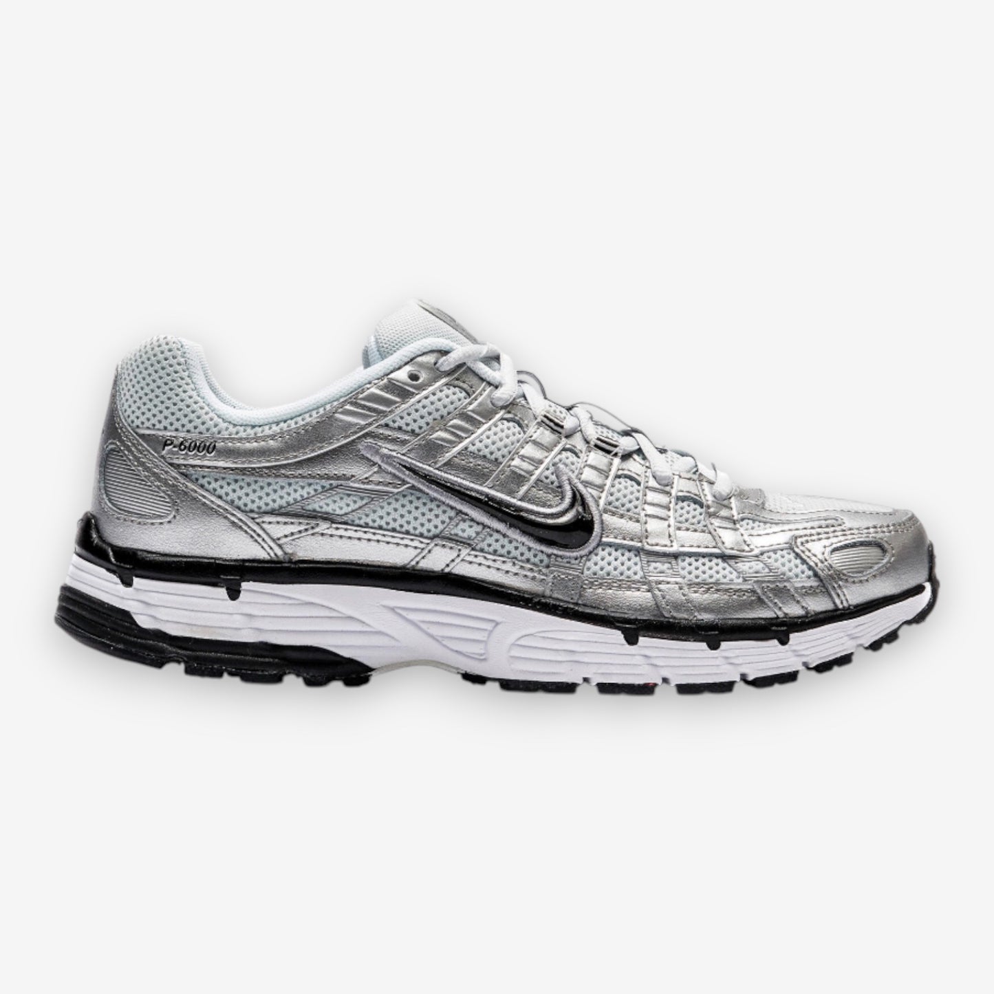 Nike P-6000 Metallic Silver Pure Platinum