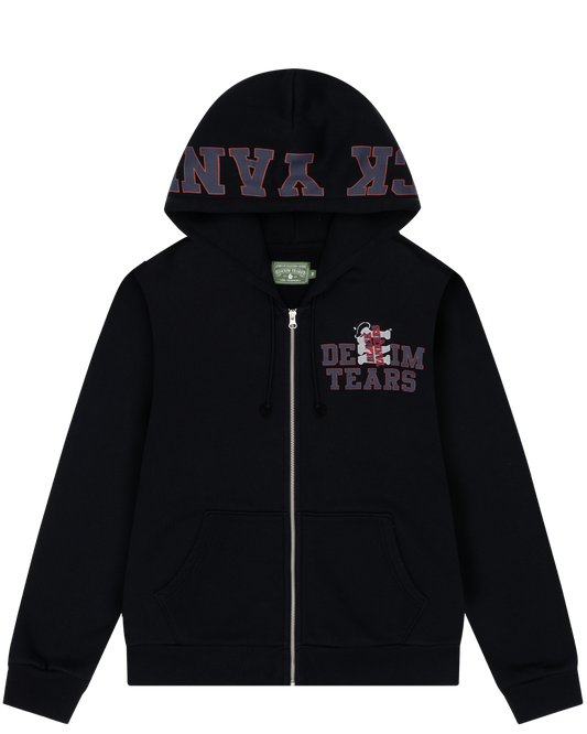 Denim Tears Black Yankees Zip Hoodie Black