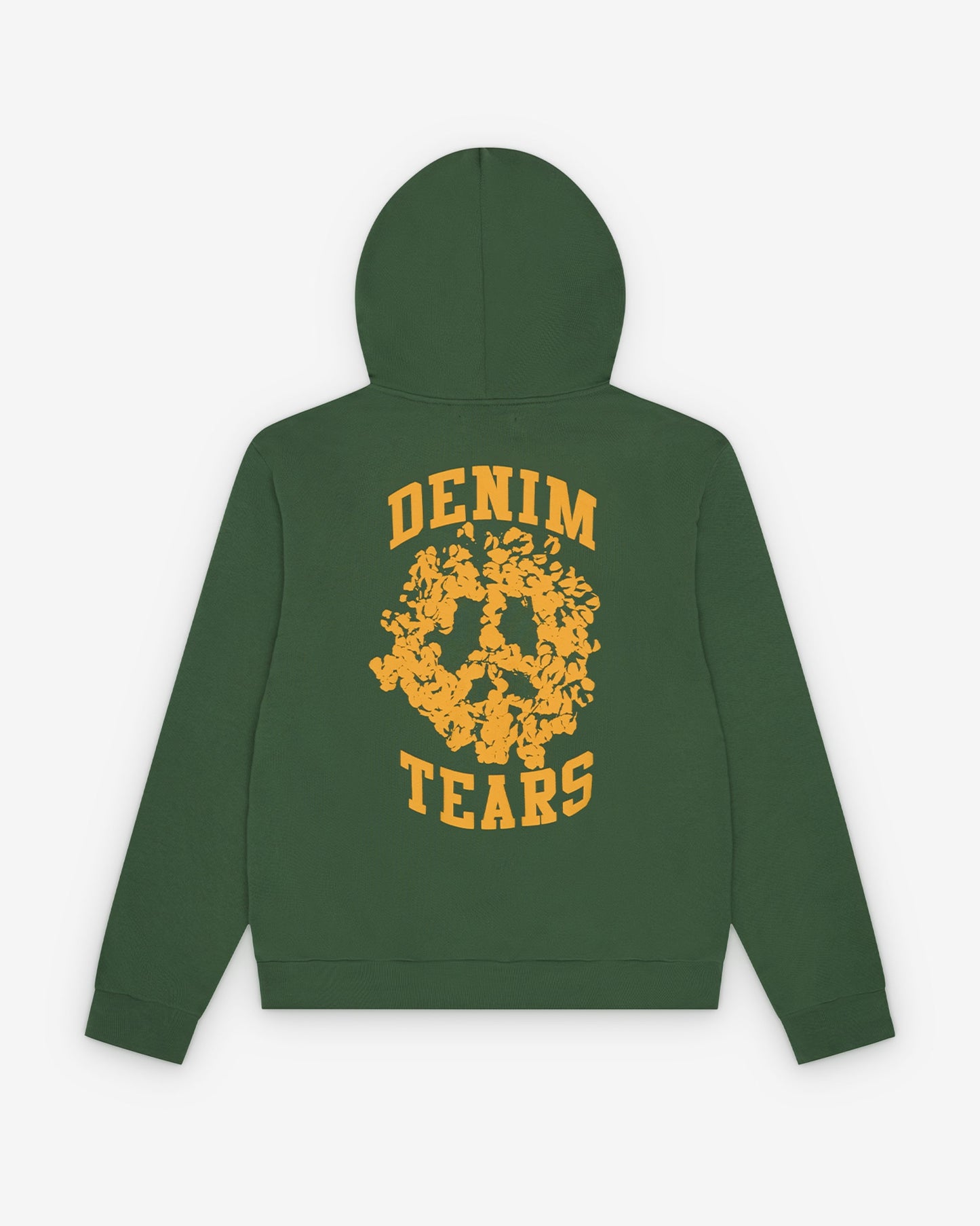 Denim U Zip Hoodie Green
