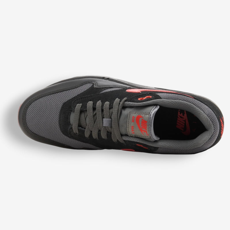 Nike Air Max 1 Essential Vamps Black / University Red / Iron Grey