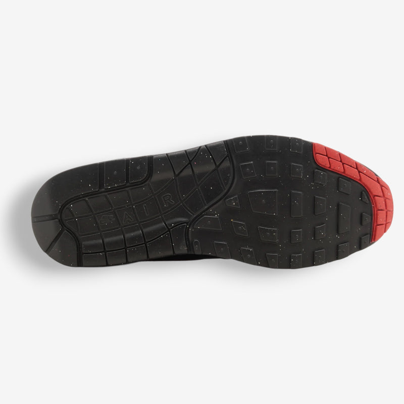 Nike Air Max 1 Essential Vamps Black / University Red / Iron Grey