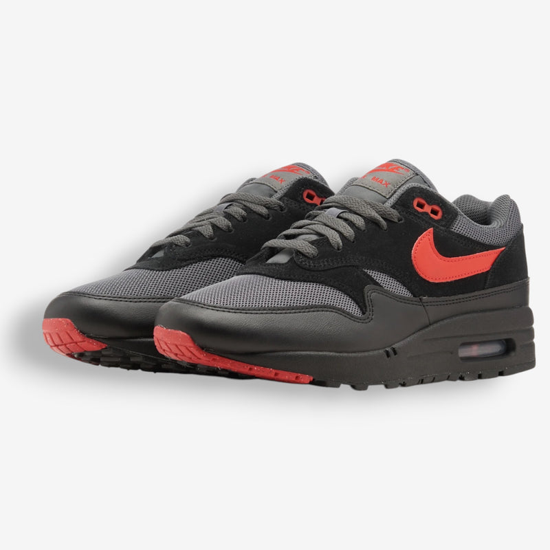 Nike Air Max 1 Essential Vamps Black / University Red / Iron Grey