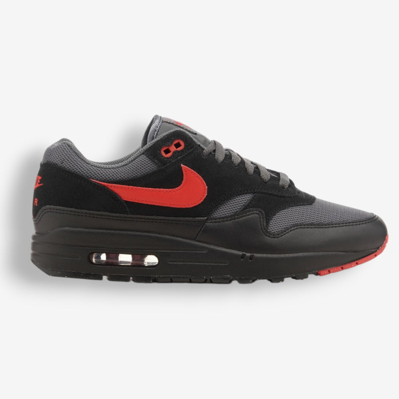 Nike Air Max 1 Essential Vamps Black / University Red / Iron Grey
