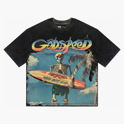 Godspeed Miami Surf Club Shirt Black