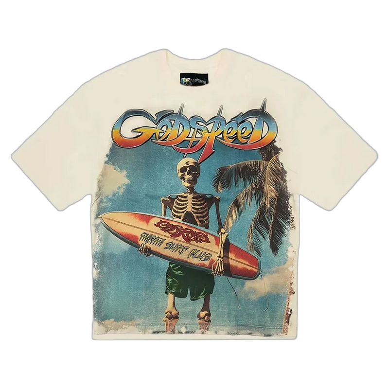 Godspeed Miami Surf Club Shirt Cream