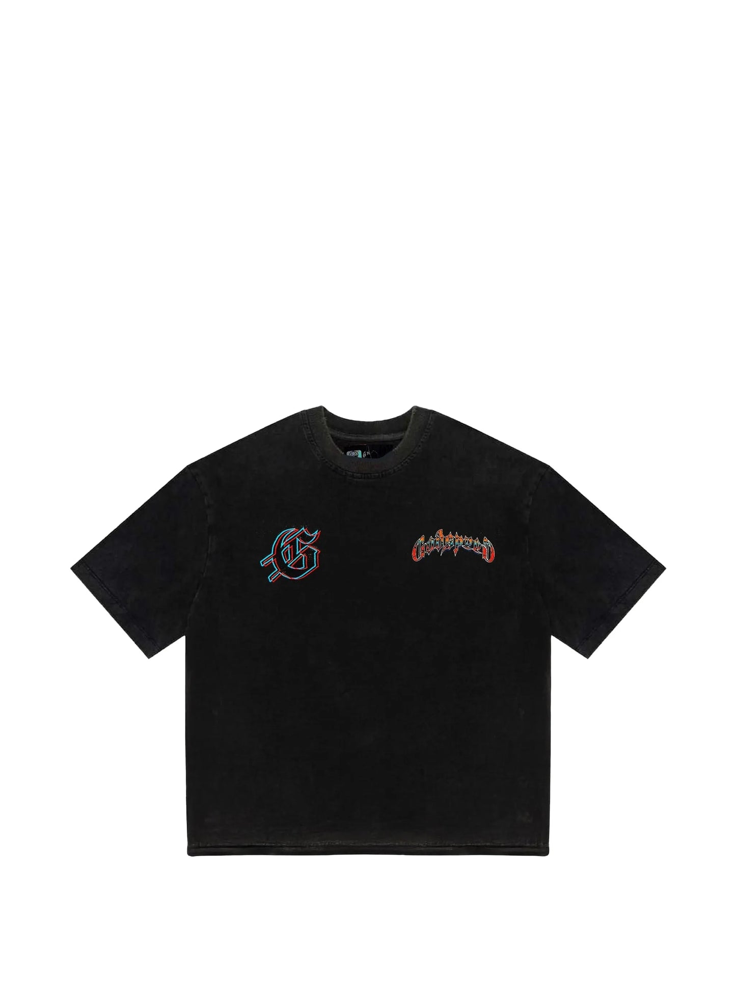 Godspeed Natural Disaster Tee Washed Black