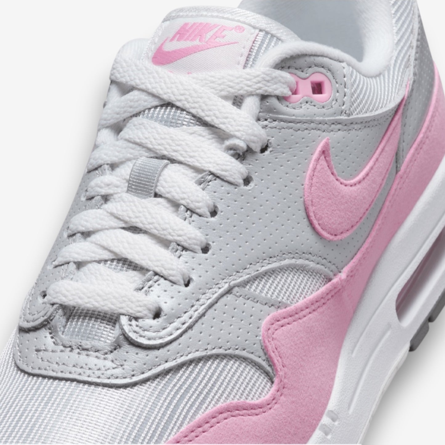 Nike Air Max 1 '87 Metallic Platinum Pink Rise (Women's)