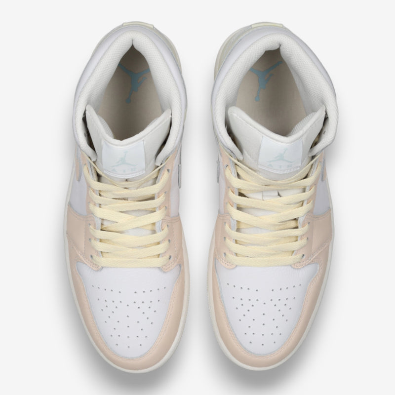Nike Jordan 1 Mid SE White Sea Glass Glacier Blue Guava Ice