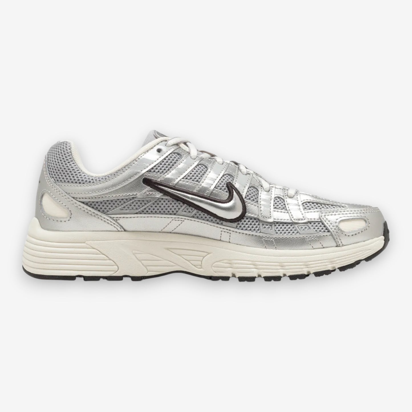 Nike P-6000 GS Metallic Silver Black