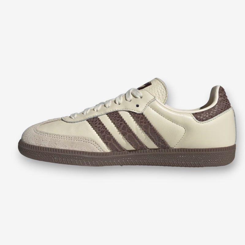 Adidas Samba OG Cream Earth Strata Maroon (Women's)