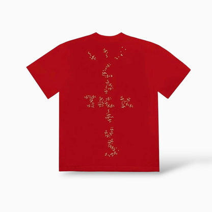 Travis Scott x McDonald's Sesame Inv III T-Shirt Red