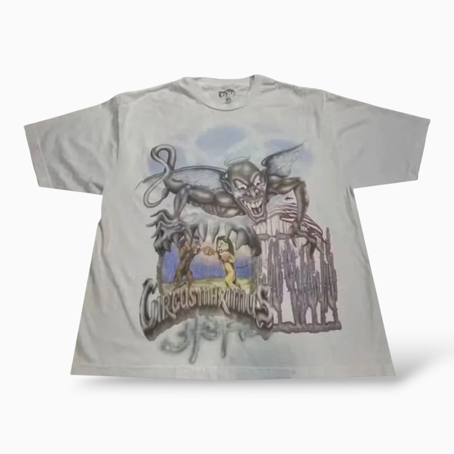 Travis Scott Utopia Circus Maximus 2023 Tour III T-Shirt White