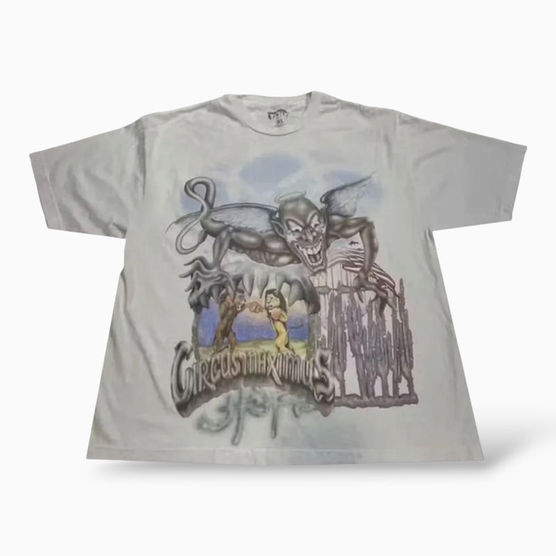 Travis Scott Utopia Circus Maximus 2023 Tour III T-Shirt White