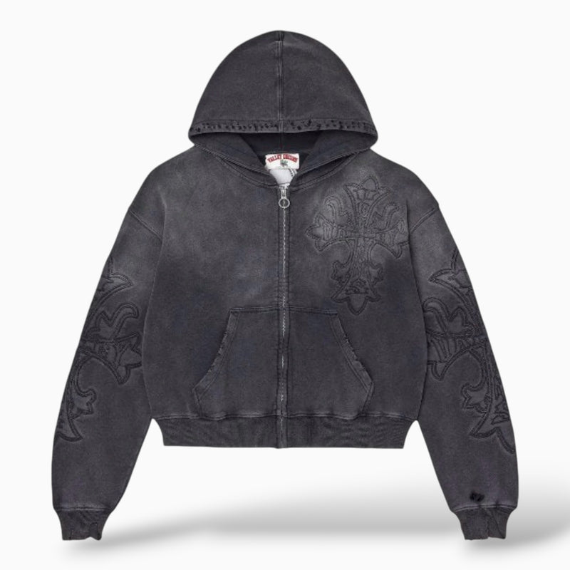 Vale Forever Carver Zip Up Hoodie Black