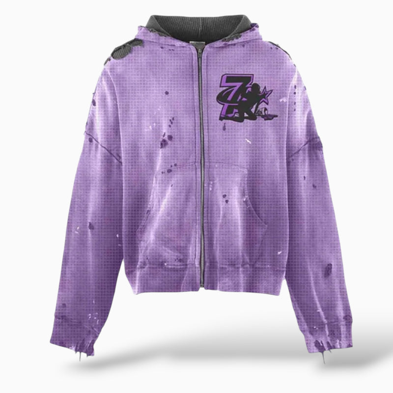 Triple Sevens Trap Reversible Zip Up Jacket