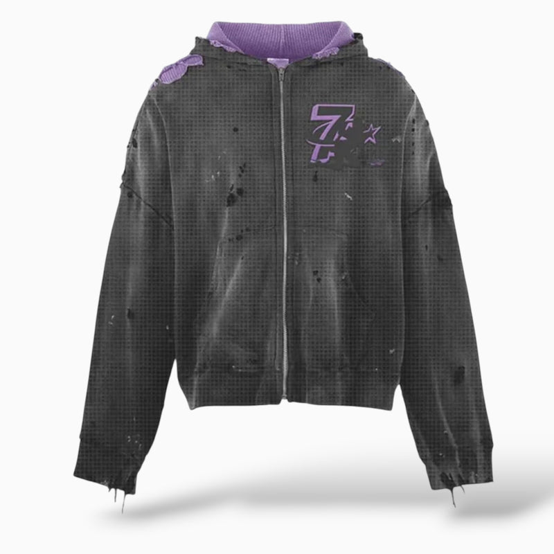Triple Sevens Trap Reversible Zip Up Jacket