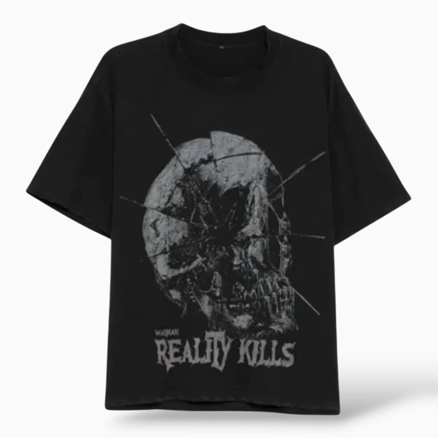 Warman Broken Skull Graphic T-Shirt