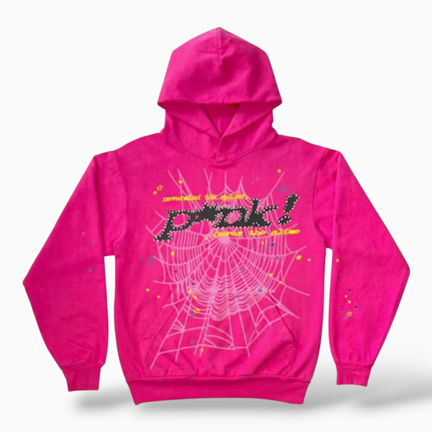 Sp5der Og Web Hoodie Pink