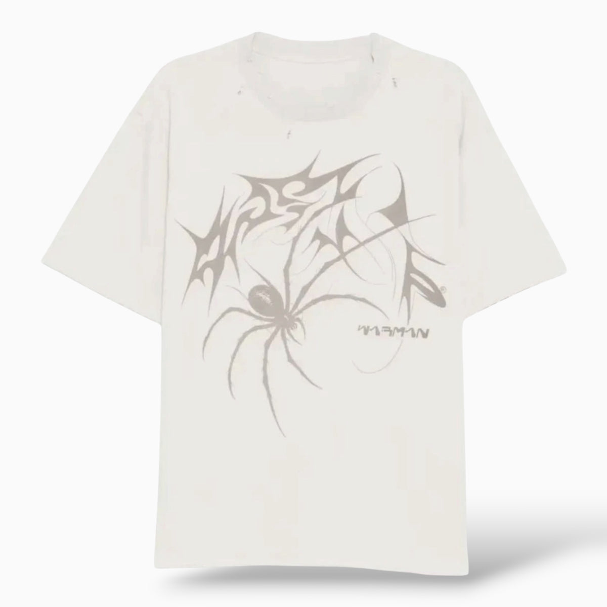 Warman Spider Web Graphic T-Shirt White