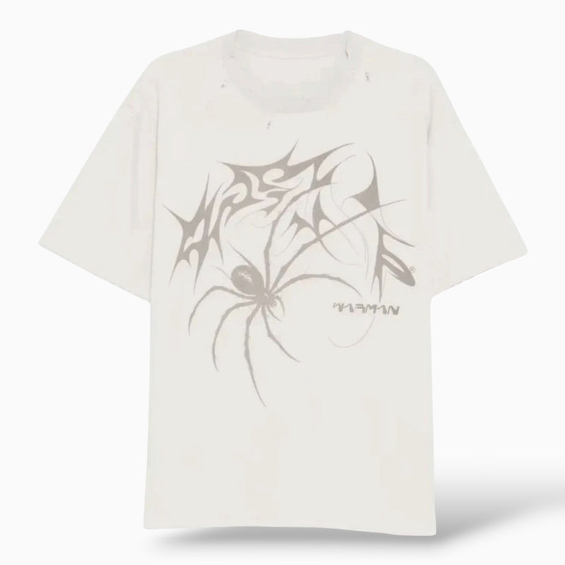 Warman Spider Web Graphic T-Shirt White