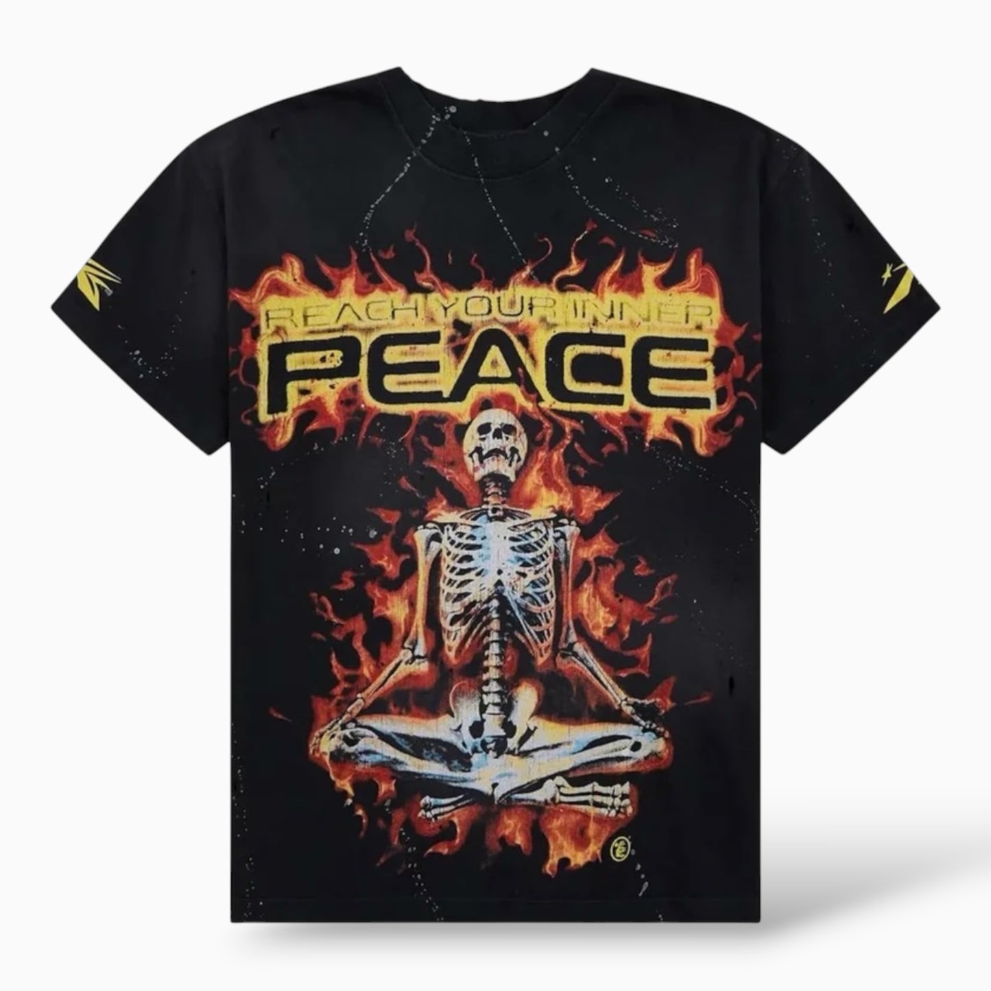 Hellstar Inner Peace Skeleton Sleeveless Tee Black