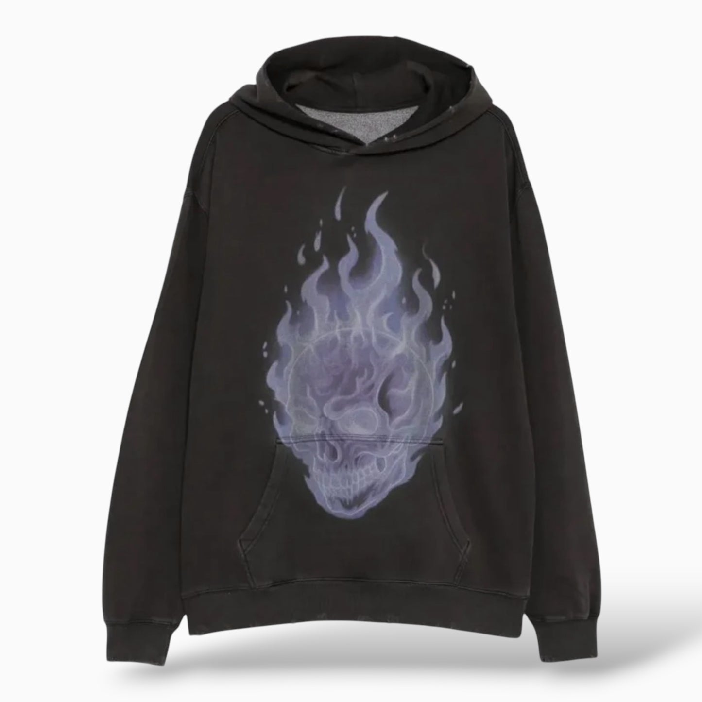Warman Ghost Skull Graphic Hoodie