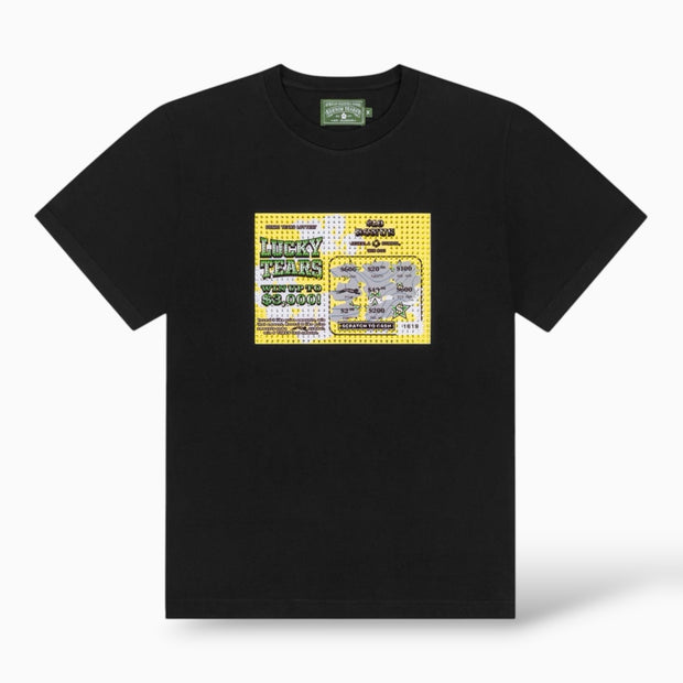 Denim Tears Rhinestone Scratch Off Tee Black