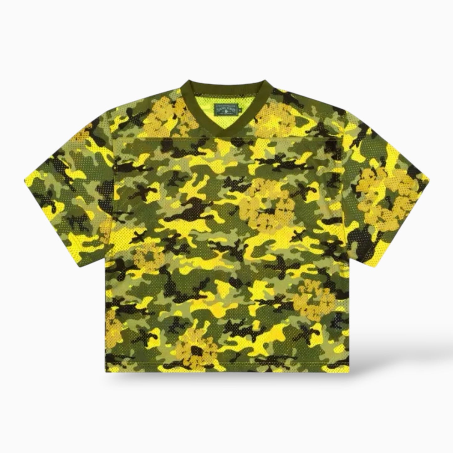 Denim Tears Camo Wreath Jersey Yellow Camo