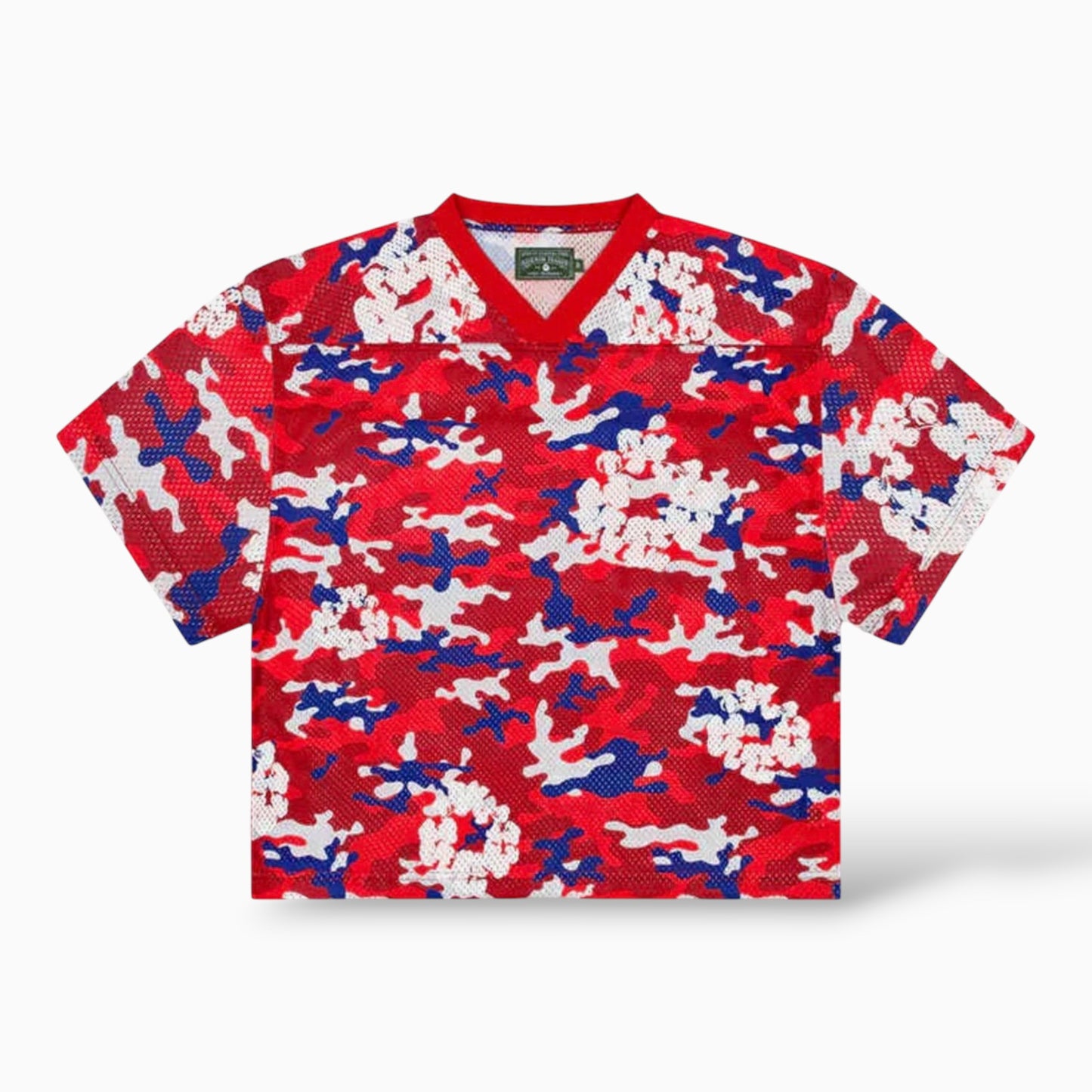 Denim Tears Camo Wreath Jersey Red Camo