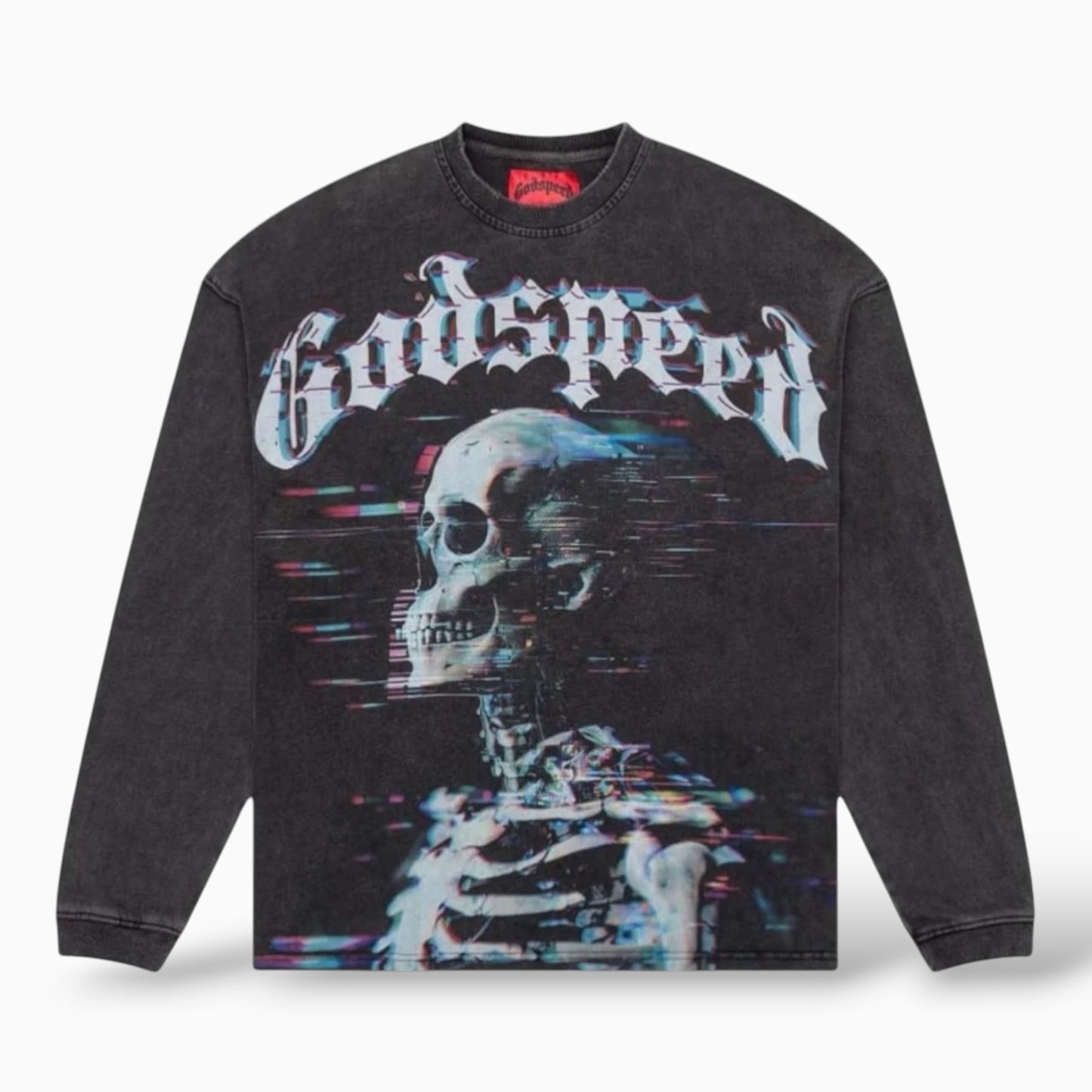 Godspeed Glitchy Longsleeve Black