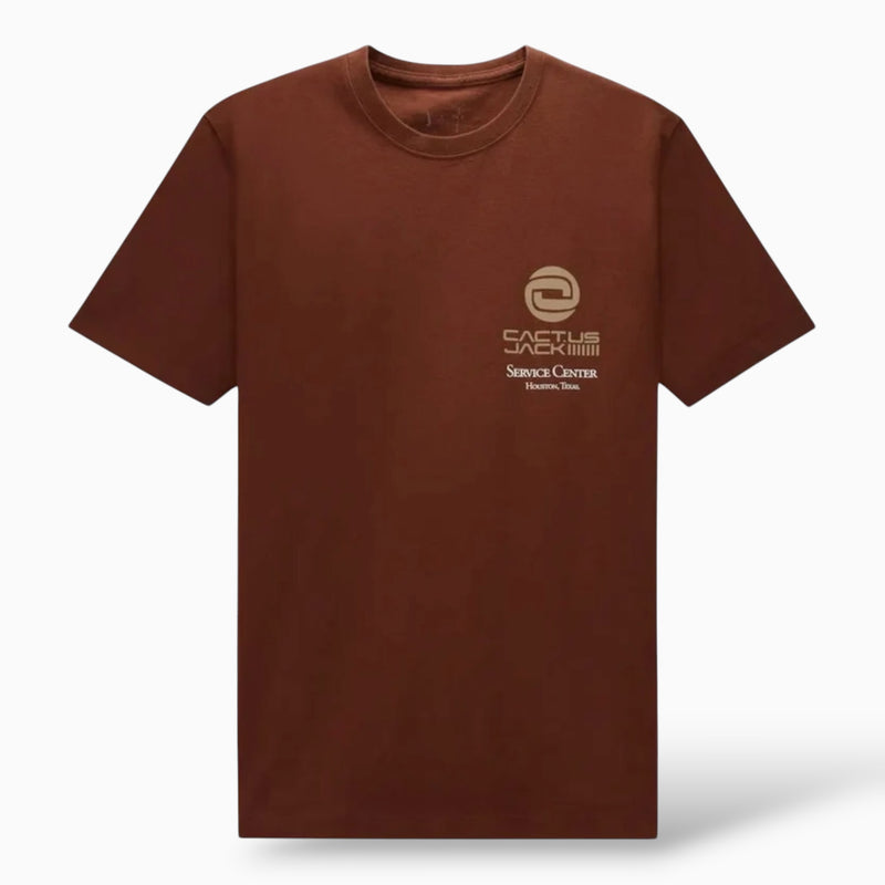 Travis Scott x Nike Service Center T-shirt Brown