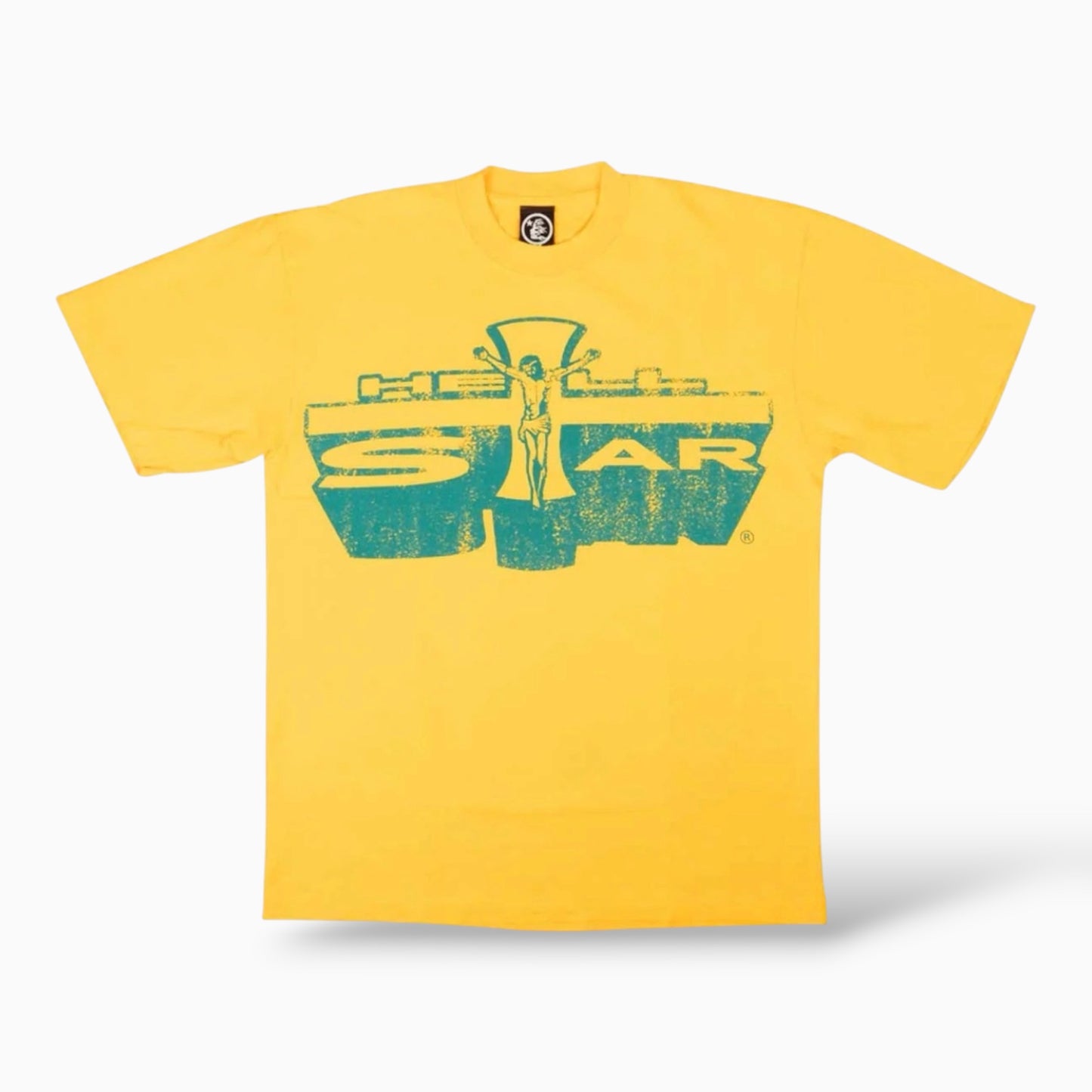 Hellstar Studios Jesus Emblem Tee Yellow