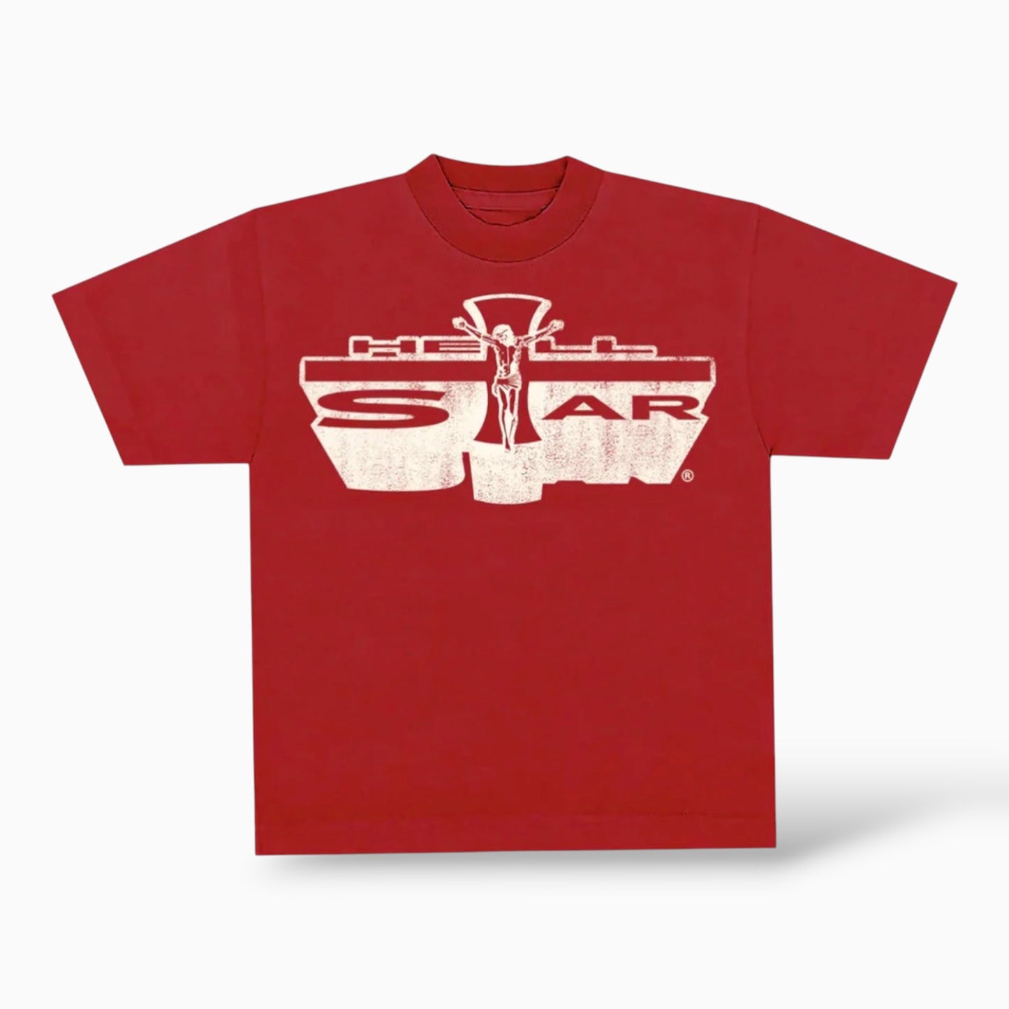 Hellstar Studios Jesus Emblem Tee Red