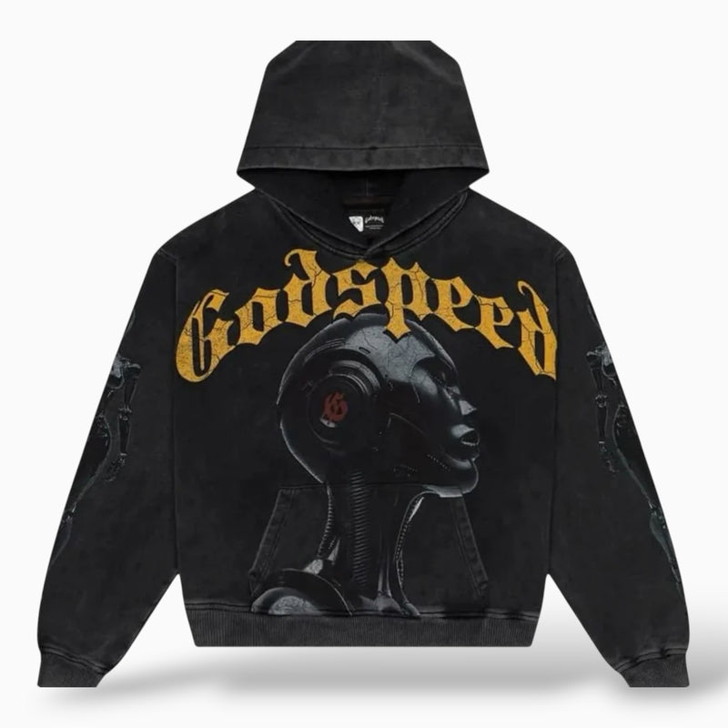 Godspeed Alexa Hoodie Washed Black