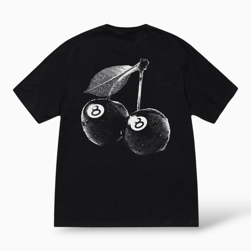 Stussy 8 Ball Cherries T-Shirt Black