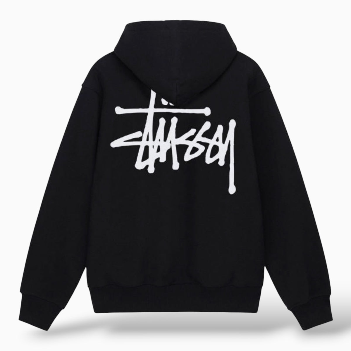 Stussy Stock Logo Hoodie Black