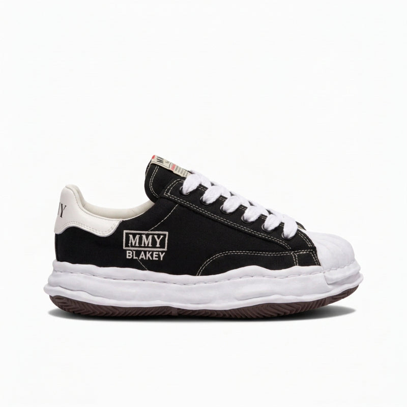 Maison Mihara Yasuhiro Blakey OG Sole Canvas Low Black (A08FW735)