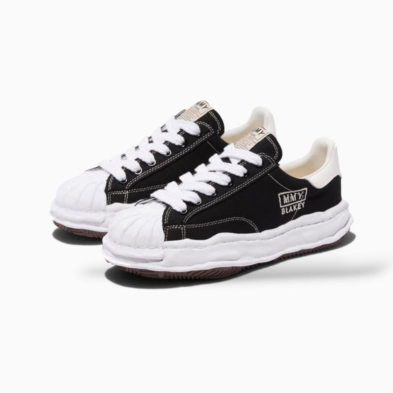Maison Mihara Yasuhiro Blakey OG Sole Canvas Low Black (A08FW735)