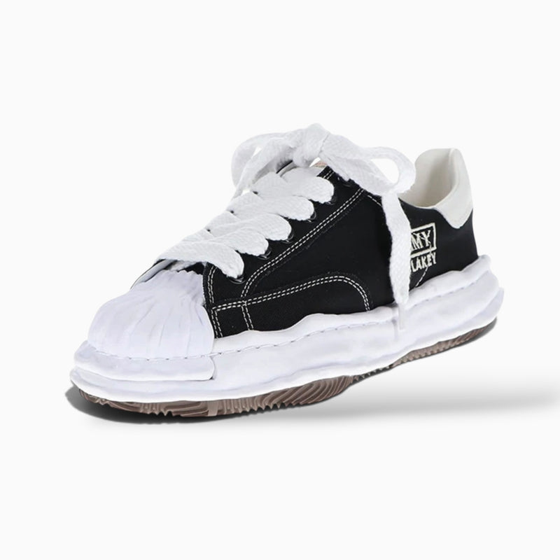 Maison Mihara Yasuhiro Blakey OG Sole Canvas Low Black (A08FW735)