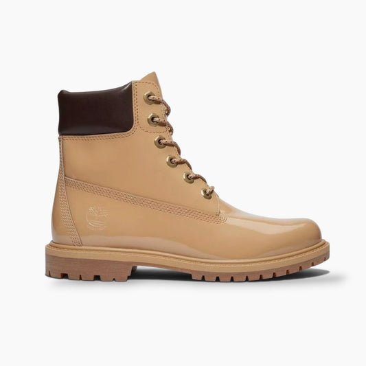 Timberland Premium 6 Inch Lace up Waterproof Boot Wheat Patent Leather