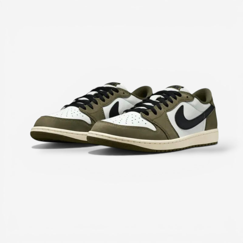 Jordan 1 Retro Low OG Medium Olive/Summit White/Sail/Black