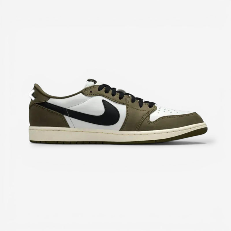 Jordan 1 Retro Low OG Medium Olive/Summit White/Sail/Black