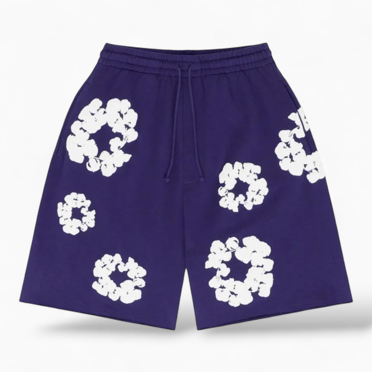 Denim Tears the cotton wreath Shorts purple