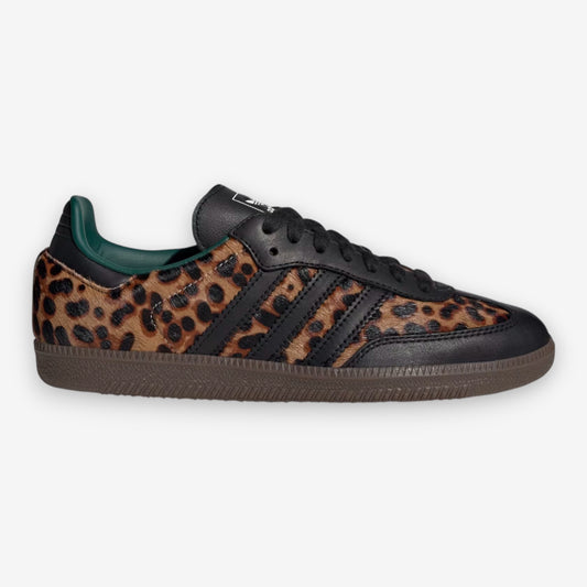 Adidas Samba OG W Black Green Leopard