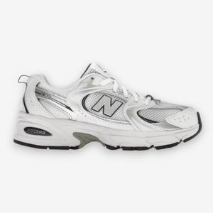 New Balance 530 (GS) White/Natural Indigo/Silver Metallic