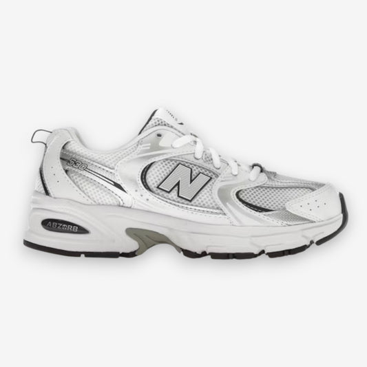 New Balance 530 (GS) White/Natural Indigo/Silver Metallic