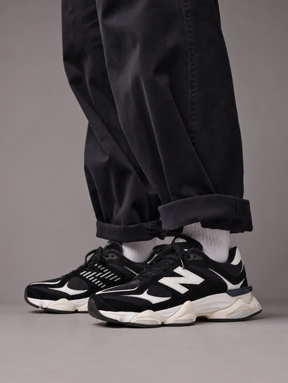 New Balance 9060 Black White Lifestyle Studio